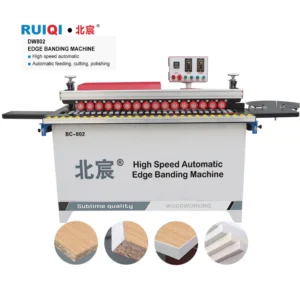Quality Goods 45 Degrees Automatic Edge Banding Machine for Furniture Facades Wood Machinery Core Motor Bearing PLC Gearbox