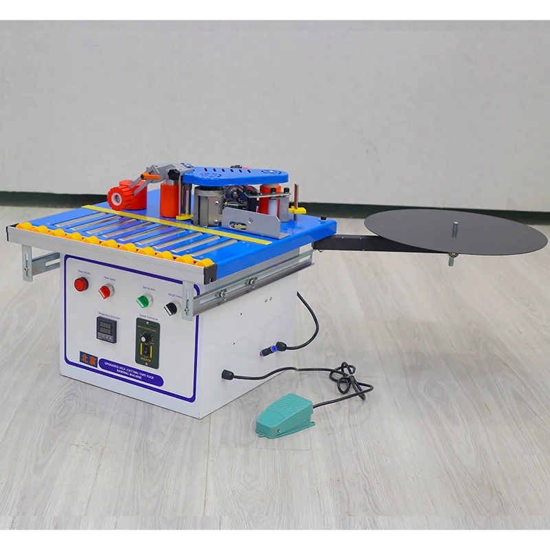 Mini Portable Edge Banding Machine ST-70 for Curved Straight Edge PVC Wood Veneer – Compact - Image 5
