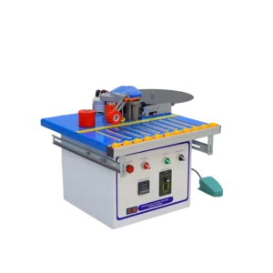 Small Edge Bander 220V 1000W Automatic Tape Cutting Straight and Curved Edge Banding Machine for DIY Woodworking