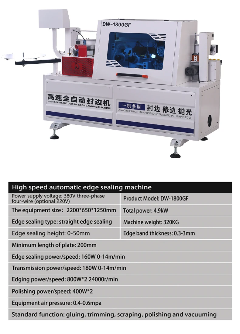Edge Banding Machine with PVC Straight Bander – Factory Supply - Image 4