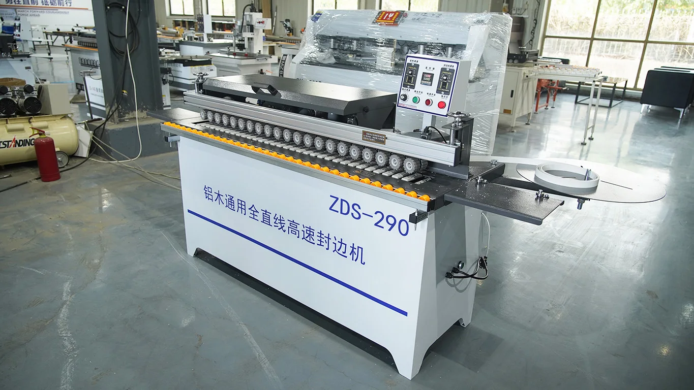 Aluminum-Wood Universal Edge Banding Machine for MDF Panel – Full Range - Image 2