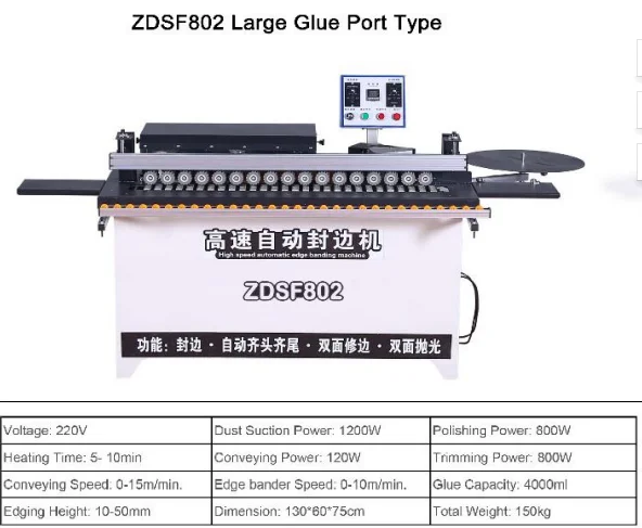High Speed MDF Hot Melt Glue Edge Banding Machine – Manufacturer - Image 4