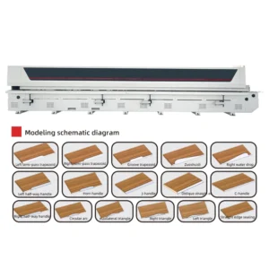 Auto 985 Soft Forming Edge Banding Machine Wood MDF Melamine Edging Banding Trimming EdgeBander Gluer Edge Banding Machine Price