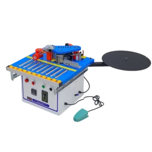 Portable Edge Banding Machine Benchtop Hot Melt Glue System for MDF Particle Board Straight Curved Edge Sealing