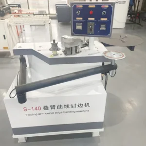 S-140 Folding Arm Curve Edge Banding Machine Edge Sealing Board Home Improvement Woodworking Edge Bander