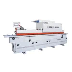 Woodworking Pre-Milling Gluing Pvc Mdf Automatic Curve Slanted Edge Banding Machine Corner Trimming