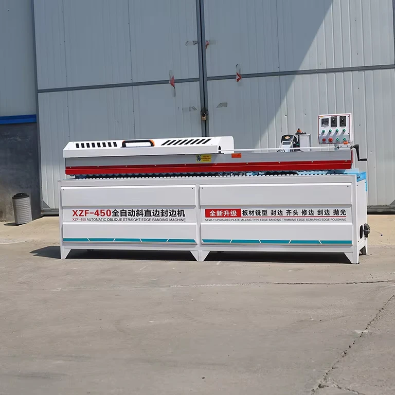 Edge Bander 45 Degree Pre Milling Edge Banding Machine With Trimming Automatic Edge Machine Banding
