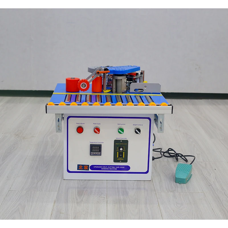 Mini Portable Edge Banding Machine ST-70 for Curved Straight Edge PVC Wood Veneer – Compact - Image 4
