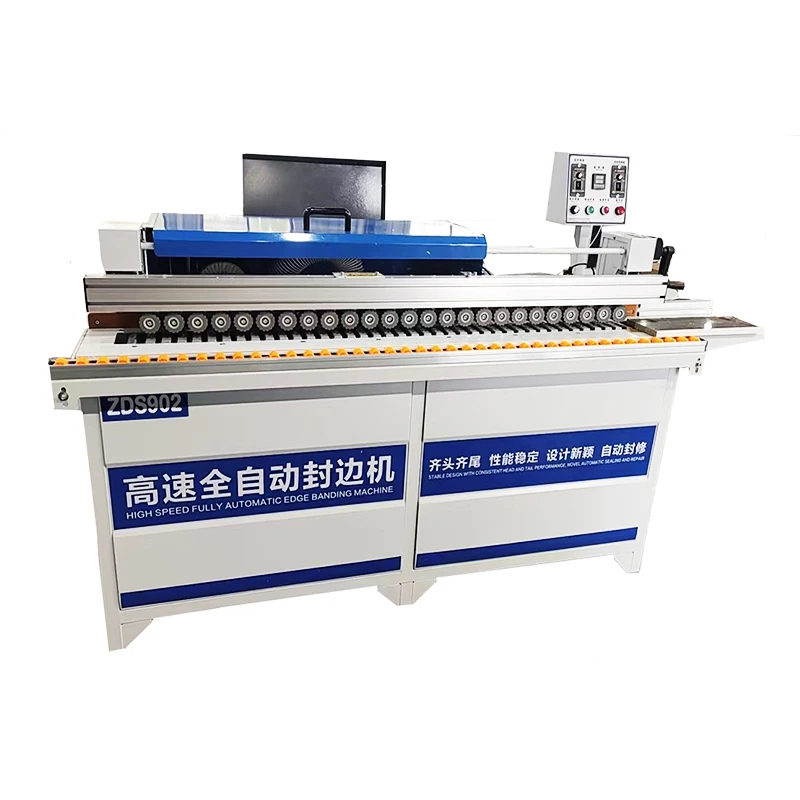 High Speed China Woodworking Small Full Automatic Pvc Portable Wood Board Pre Milling Furniture Edge Banding Machine for Sale