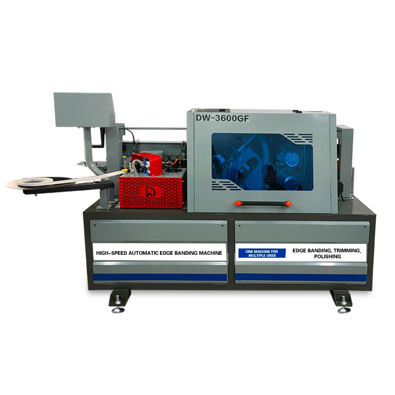 Automatic Pvc Mdf Cnc Edge Banding Machine Board Cutting and Edging Woodworking Edge Bander Machinery for Furniture Trimming