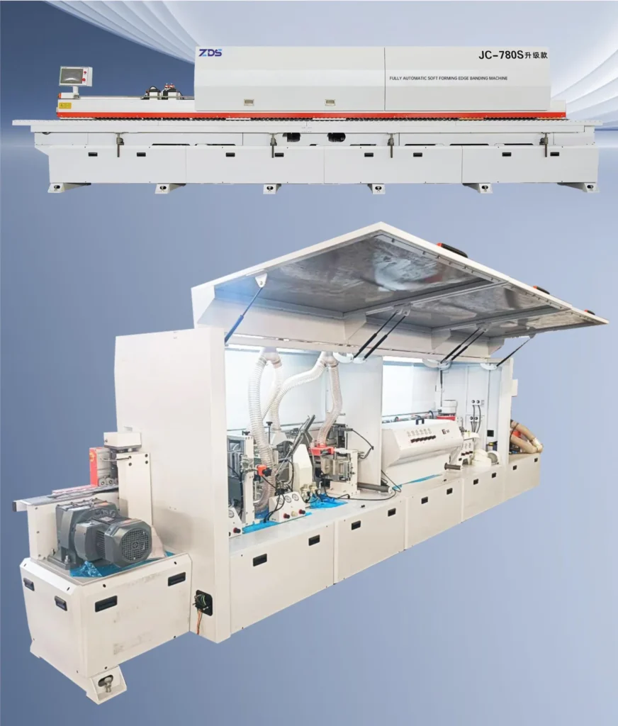 Edge Banding Machine for Straight and Bevel Edge Soft Forming J Shape Edge Banding Machine