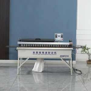 High Speed Portable Linear Wood Pvc Manual Plywood Board Automatic Edge Banding Machine With Edges Trimming Machines