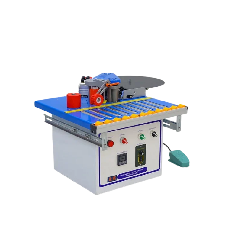 Portable Edge Bander Speed Control 0-8m/min Temperature Control for Straight Curved Edge PVC Wood Veneer