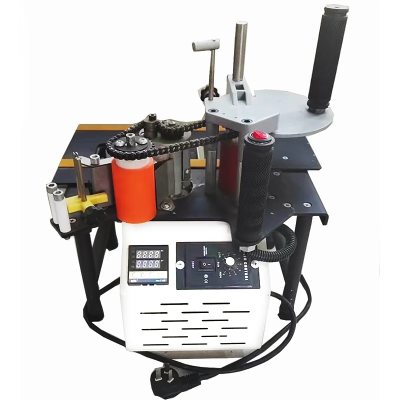 Woodworking Manual Abs Small Automatic Portable Mini Curve and Straight Edge Bander Edge Banding Machine