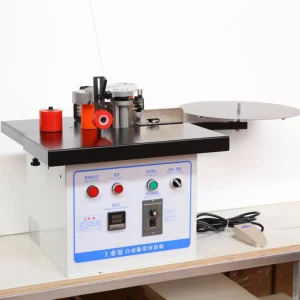 PVC Curved Small Portable Woodworking Automatic Edge Banding Machine Manual Mini Wood Motor 220V Trimming Gluing Machine 1000ML