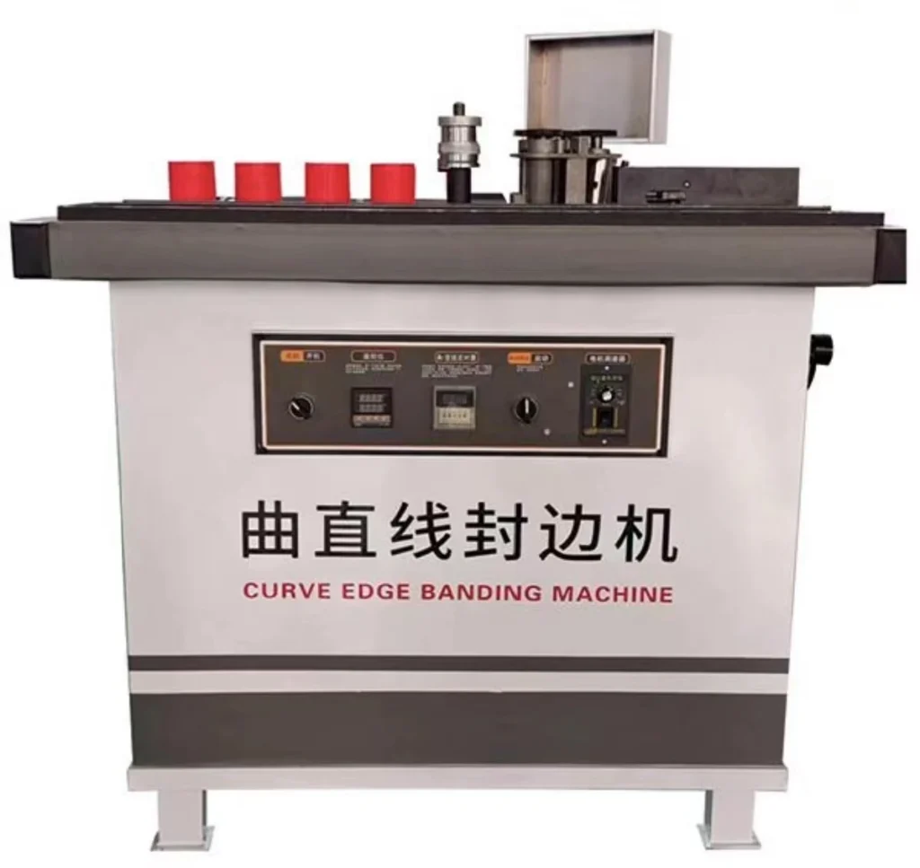 Double-Sided Glue Edge Banding Machine Is Used for Furniture Panels and Wooden Doors of Cabinets