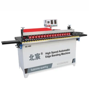 High Quality Melamine Machine Easy-to-Operate through Feed Edge Banding Machine with Core Motor Bearing PLC & Gearbox Components