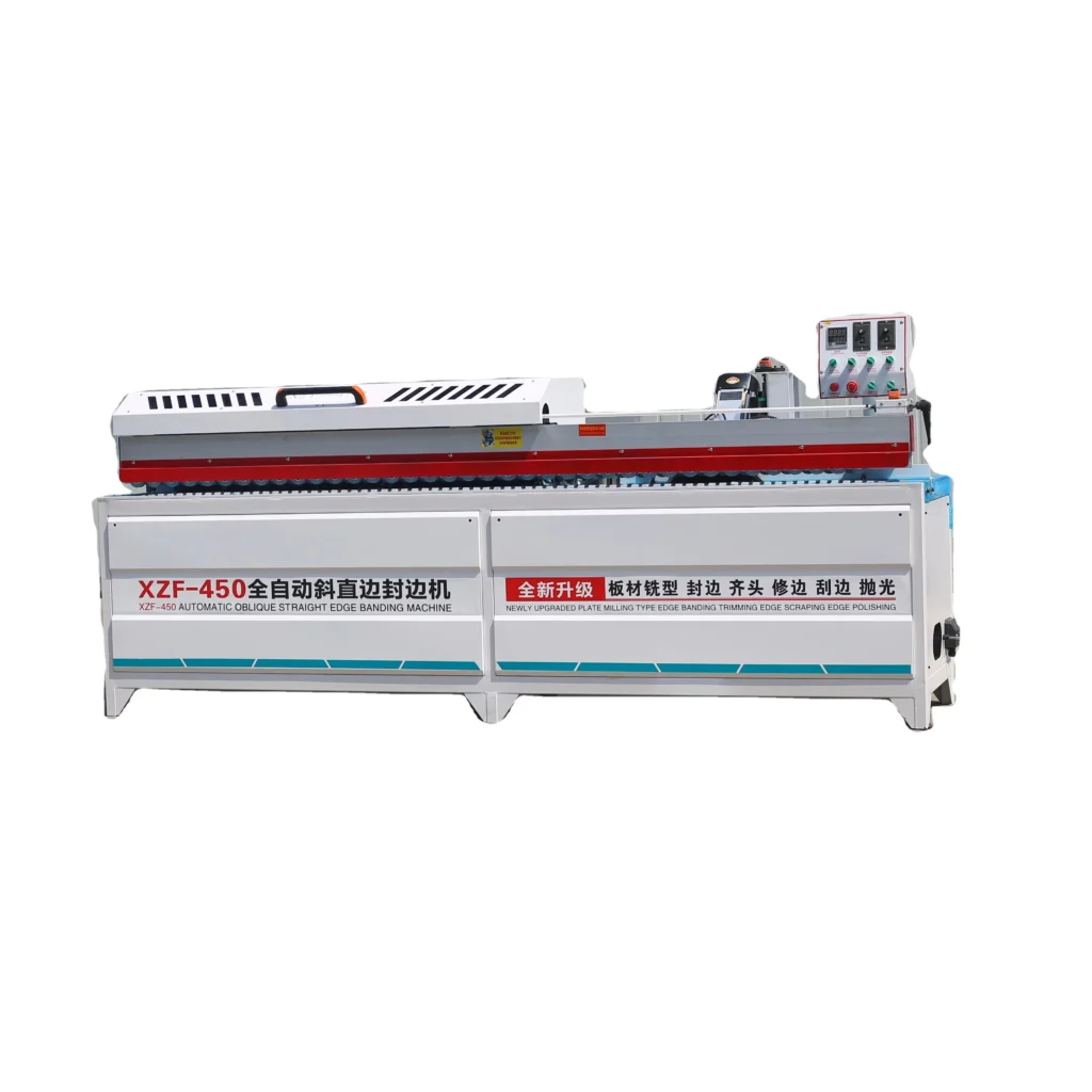 For Furniture Doors Pre Cutting Woodworking Panel Furniture Pvc 45 Degree Edge Banding Machine