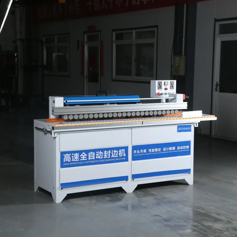 Woodworking Furniture Edge Binding Making Machine Carpentry Edge Bander PVC Automatic Edge BandingTrimming Machine