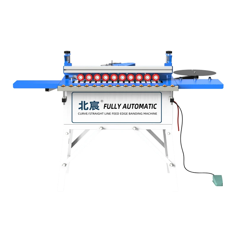 Automatic KDT Melamine Edge Banding Machine PVC Tape & Circular Table Sliding Veneer Edge Bander for Wood Based Panels