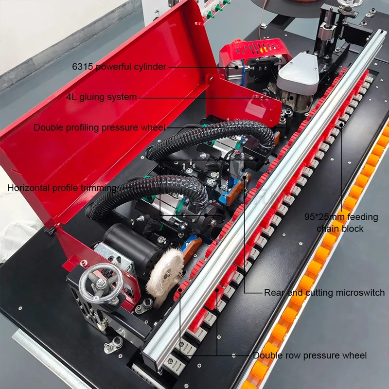 Automatic Hotmelt Glue Edge Banding Machine DW802 | Full Range - Image 4