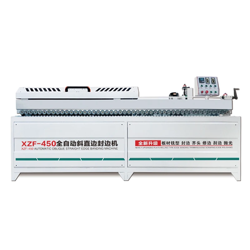 XZF450 Edge Banding Machine Wood Furniture Maker Edge Banding and Trimming Machine Manual Edgebander