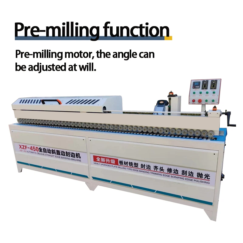 XZF450 45 Degree Bevel Edge Banding Machine for MDF Plywood | Manufacturer - Image 5
