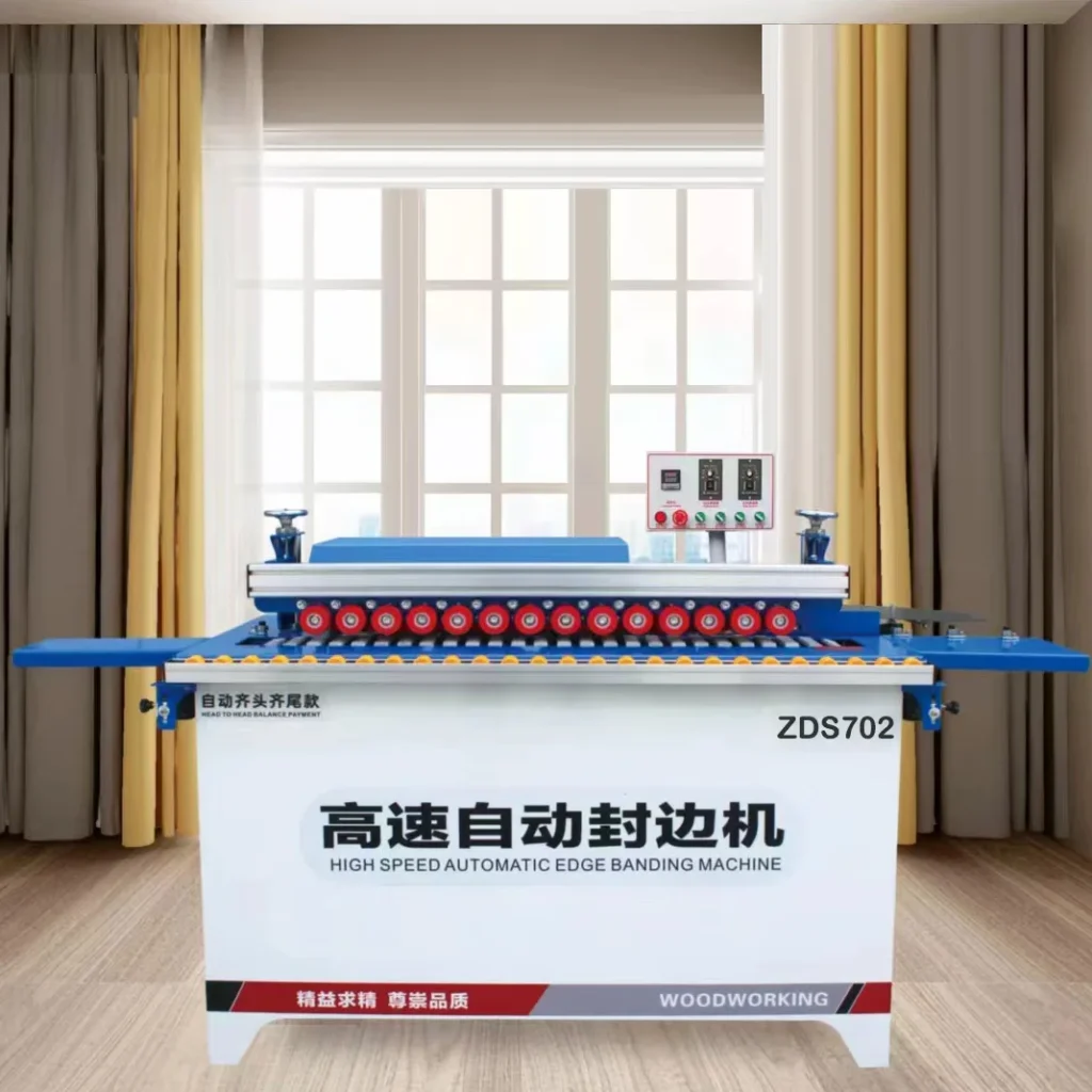 PVC Straight Automatic Edge Banding Based Panels Woodworking Machinery Automatic Edge Banding Machine