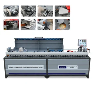 DW3000 Automatic Straight Bevel Edge Banding Machine 45 Degree Bevel Slant Edge for Wood Panel PVC ABS Sealing
