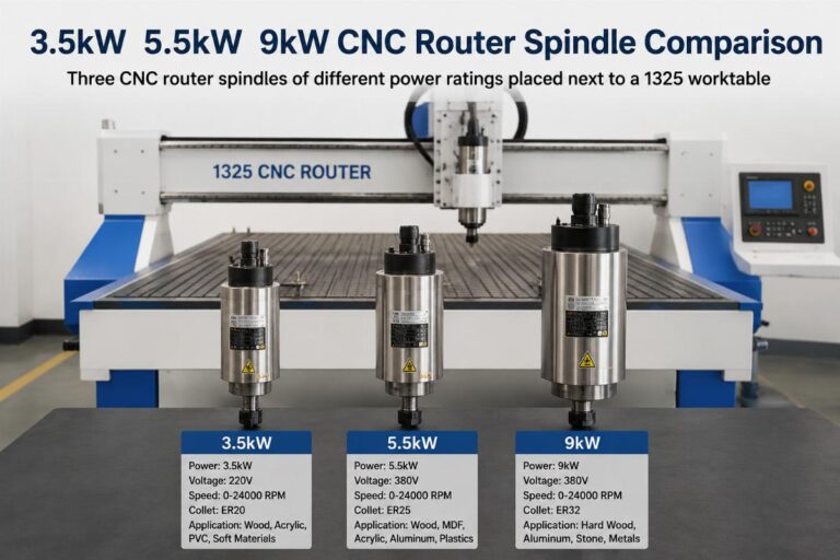 How to Pick 3.5/5.5/9kW CNC Router Spindles from Chinese Manufacturers in 2026